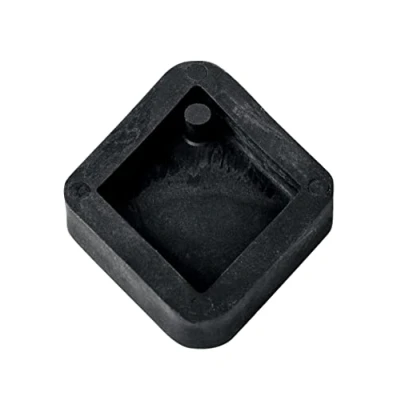Afbeelding van Rayher Sieradenvorm: zwarte thermoplastisch elastomeer ruithanger, 36026000