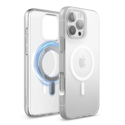 Afbeelding van elago Magnetische hybride beschermhoes compatibel met iPhone 16 Pro Max 6,9 inch MagSafe, PC + technologie van TPU, schokbestendig, verhoogde camerabescherming