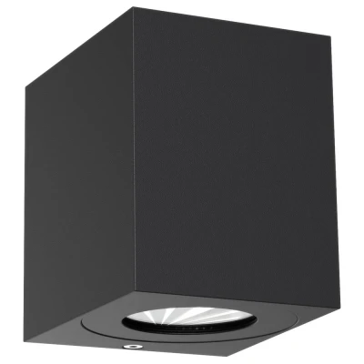 Afbeelding van Buitenwandlamp Canto Kubi 2 Seaside, zwart, aluminium, 10 cm