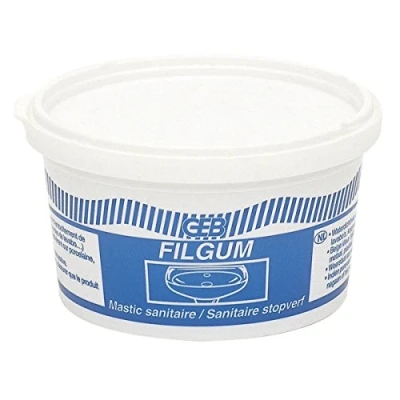Afbeelding van GEB Filgum sanitair afdichtingsmiddel voor afvoergarnituren en slangen 500 g