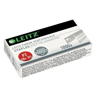 Afbeelding van Leitz Power Performance P2 Nietjes Nr. 10, Staal, Doos Van 1000 Stuks