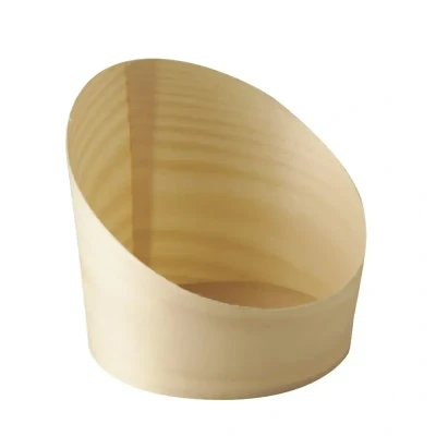 Afbeelding van Amuse bouche trays Snack tray Wood &quot;Pure&quot;Ø 82 x 85mm