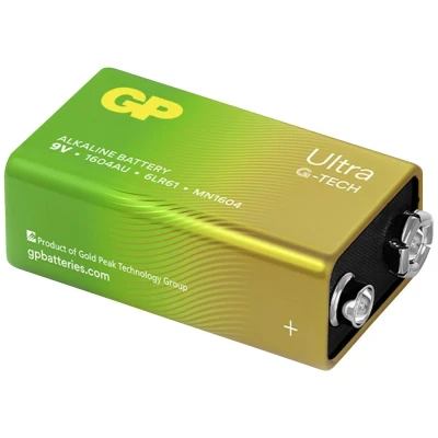 Afbeelding van GP Ultra 9V batterij (blok) Alkaline 9 V 1 stuk(s)