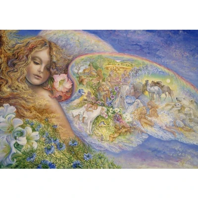 Afbeelding van Legpuzzel 1500 stukjes Wings of Love, Josephine Wall Grafika puzzel