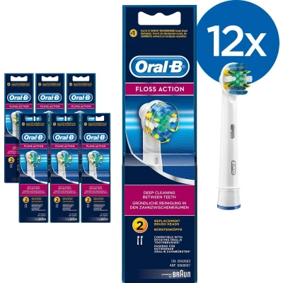 Afbeelding van Oral B Floss Action Opzetborstels 12 stuks
