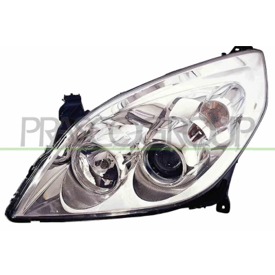 Afbeelding van PRASCO OP0584904 Koplampen Links H7/H1, H7, H1 Transparent voor rechtsrijdend verkeer Met elektromotor regelmotor LWR OPEL: Vectra C Saloon