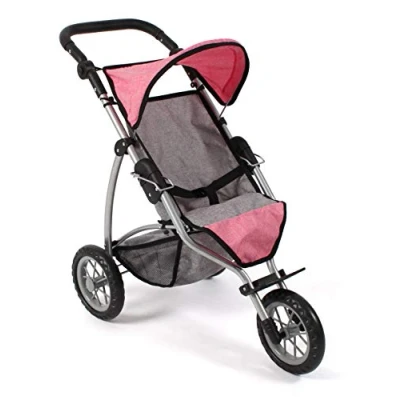 Afbeelding van Bayer Chic 2000 Poppenwagen Jogger Leon Melange Pink