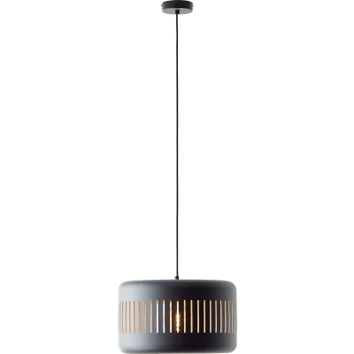 Afbeelding van Brilliant Tyas Hanglamp E27 max 1x60W Zwart/Goud