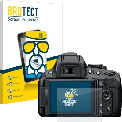 Afbeelding van BROTECT Screenprotector voor Nikon D5100 Folie Beschermfolie Beschermglas matte