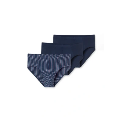 Afbeelding van Schiesser 3 PACK Slip, Heren, Maat: Medium, Blau