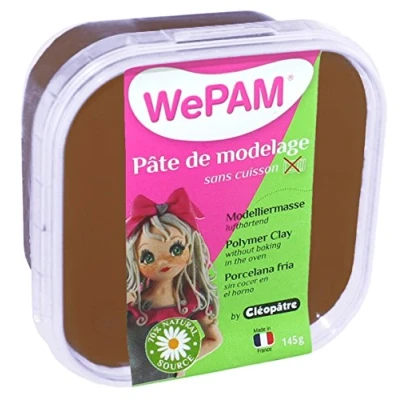 Image de Porcelaine froide à modeler WePam 145 g Chocolat
