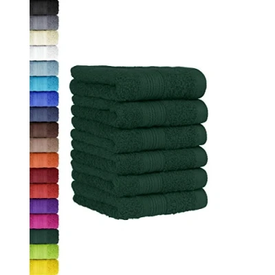 Afbeelding van 6 dlg. Set gastendoekjes in vele kleuren, 100% katoen, pak van 30 x 50 cm