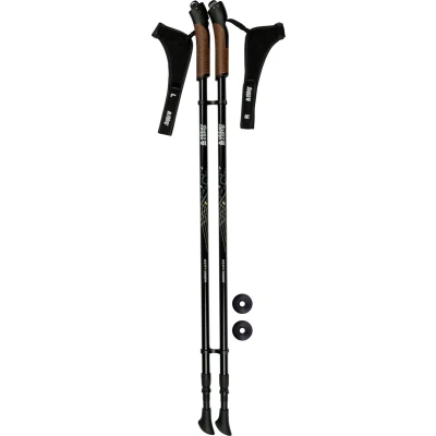 Afbeelding van Abbey Camp Nordic Walking Stokken Telescopisch Verstelbaar Paar Grijs