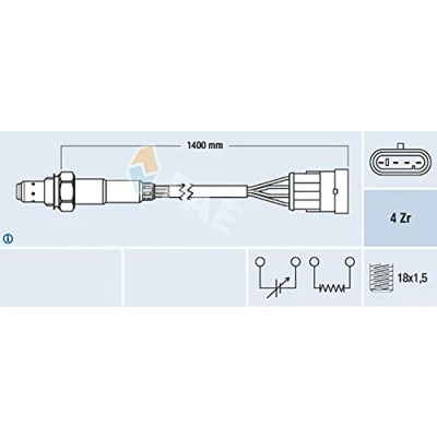 Afbeelding van Fae Lambda sonde 77364
