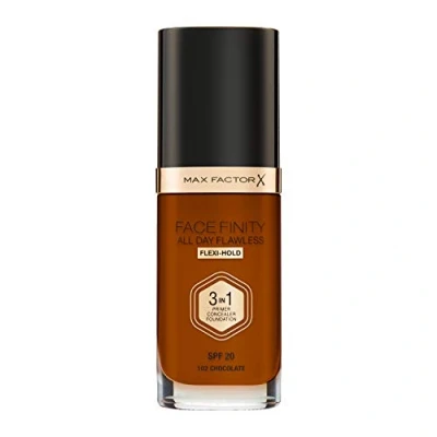 Afbeelding van Max Factor Facefinity All Day Flawless 3 in 1 Flexi Hold Foundation 102 Chocolate