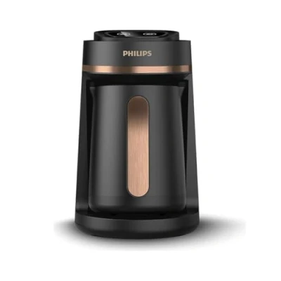 Afbeelding van Philips Series 5000 Turks koffiezetapparaat, langzame zetfunctie, capaciteit voor 4 kopjes, oververhittings en overloopbeveiliging, aanraaktoetsen (HDA150/60)