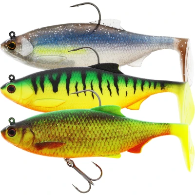 Afbeelding van Westin Ricky the Roach Shadtail Rigged &#039;N Ready 14cm Firetiger Shad