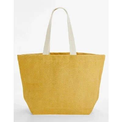 Afbeelding van Westford Mill Soft Washed Jute Beach Bag WM466 Saffron