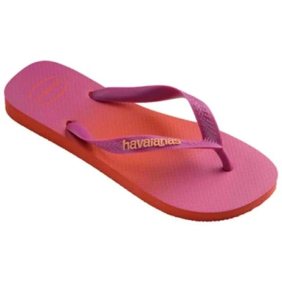 Afbeelding van Havaianas Top Fashion teenslippers voor dames, Bloedsinaasappel.