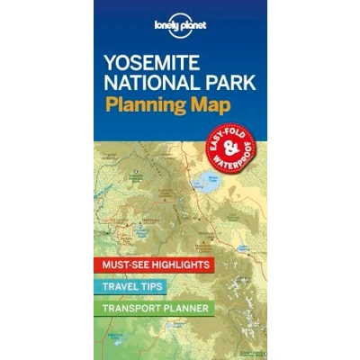 Afbeelding van Map Lonely Planet Yosemite National Park Planning