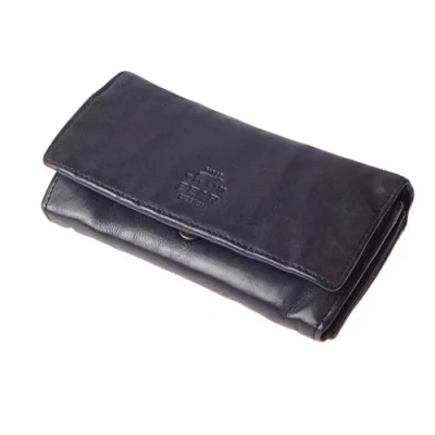 Afbeelding van Bear Design Cow Lavato Dames portemonnee 12cc black