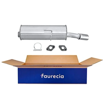 Afbeelding van HELLA 8LD 366 027 561 Einddemper Achter Met aanbouwdelen CITROËN: Saxo Hatchback