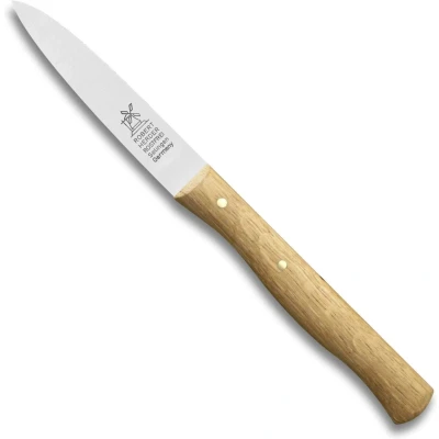 Afbeelding van Robert Herder Molenmes Officemes RVS Middenspits Lemmet 85 mm Heft Eikenhout