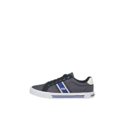Afbeelding van JACK &amp; JONES Gorgon Sneakers voor heren, Marineblauw Donkerblauw Blauw Wit, 43 EU