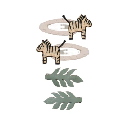 Afbeelding van Mimi &amp; lula haarspeldjes zebra 4st