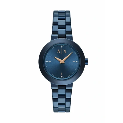 Afbeelding van Armani Exchange dames Horloge AX5175 in de kleur Blauw