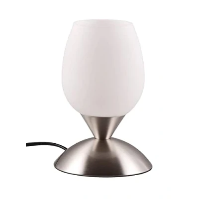 Afbeelding van Tafellamp nikkel Cup Ii wit glas R59441007