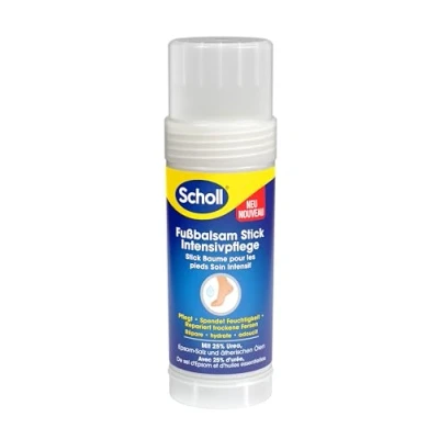 Image de Scholl Bâton de baume pour les pieds intensément nourrissant, réparer talons très secs et fissurés, hydratant des sains avec 25% d&#039;urée, sel d&#039;Epsom huiles