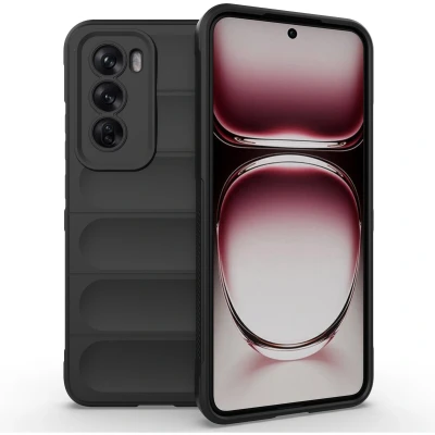 Afbeelding van imoshion Hoesje Geschikt voor Oppo Reno 12 Pro Siliconen EasyGrip Backcover Zwart