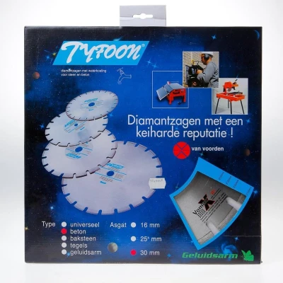 Afbeelding van Voorden Diamantzaag nat Tyfoon beton diameter 350 x asgat 30mm