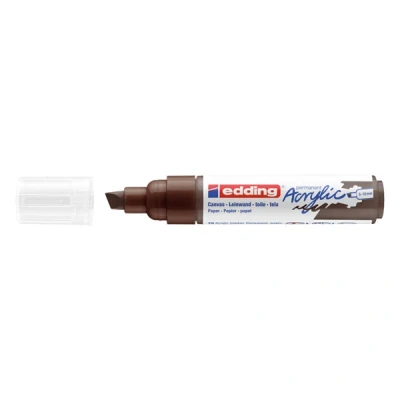 Image de Edding 5000 marqueur acrylique (5 10 mm biseautée) chocolat