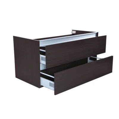 Afbeelding van Wiesbaden Vision onderkast+2 laden 100x46 houtnerf grijs
