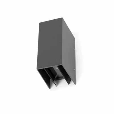 Afbeelding van Faro Blind Wandverlichting 7,4 X 10,5 16,5 Cm 6W LED Incl. IP65 Donkergrijs