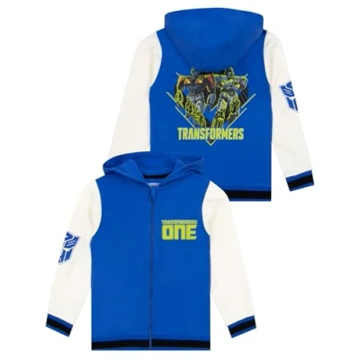 Afbeelding van Transformers Hoodie Autobots Sweatshirt voor jongens katoen Megatron en Optimus Prime Hoodie, Blauw