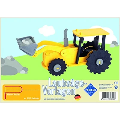 Afbeelding van Pebaro figuurzaag patroon bulldozer