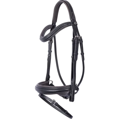 Afbeelding van Harry&#039;s Horse Hoofdstel Soft Zwart/Zwart Pony