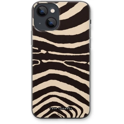 Afbeelding van Case Company® hoesje geschikt voor iPhone 13 mini Arizona Zebra Soft Cover Telefoonhoesje Bescherming aan alle Kanten en Schermrand