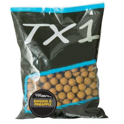 Afbeelding van Shimano Tx1 Banana &amp; Pineapple Boilie 15mm, 1kg Boilies