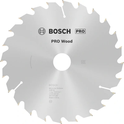 Image de BOSCH 2608640621 Lame de scie circulaire Optiline Wood, 210 x 30 2.8 mm, 24T