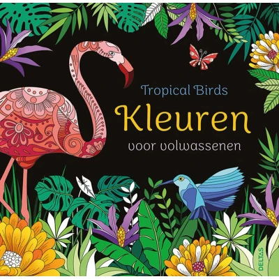 Afbeelding van Kleurboek Deltas Tropical Birds