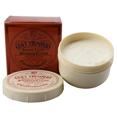 Afbeelding van Geo F Trumper scheercrème Spanish Leather 200gr