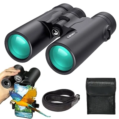 Afbeelding van Gosky 10x42 Verrekijker voor Volwassenen Professionele HD Vogelobservatie Reizen Observatie Sterren Jacht Concert Sport BAK4 Prism FMC Lens Met Telefoonadapter