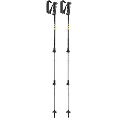 Afbeelding van Leki Journey Lite Wandelstokken Dark Anthracite Black Mango Grijs