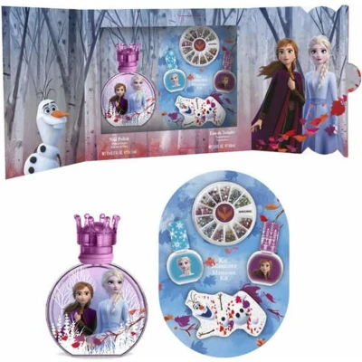 Afbeelding van Frozen II Geschenkset Eau de Toilette 100 ml &amp; Manicurekit Met Nagellak, Nagelvijl en Nagelstickers