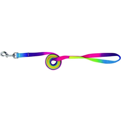 Afbeelding van Waldhausen Halsterlijn Regenboog Met Haak Paardenhalsterlijn 2 m Multi Color