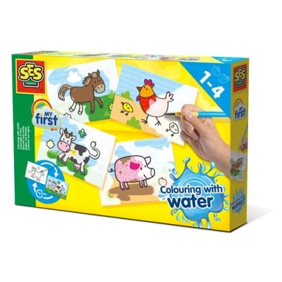 Image de Coloriage à l&#039;eau Animaux de la Ferme